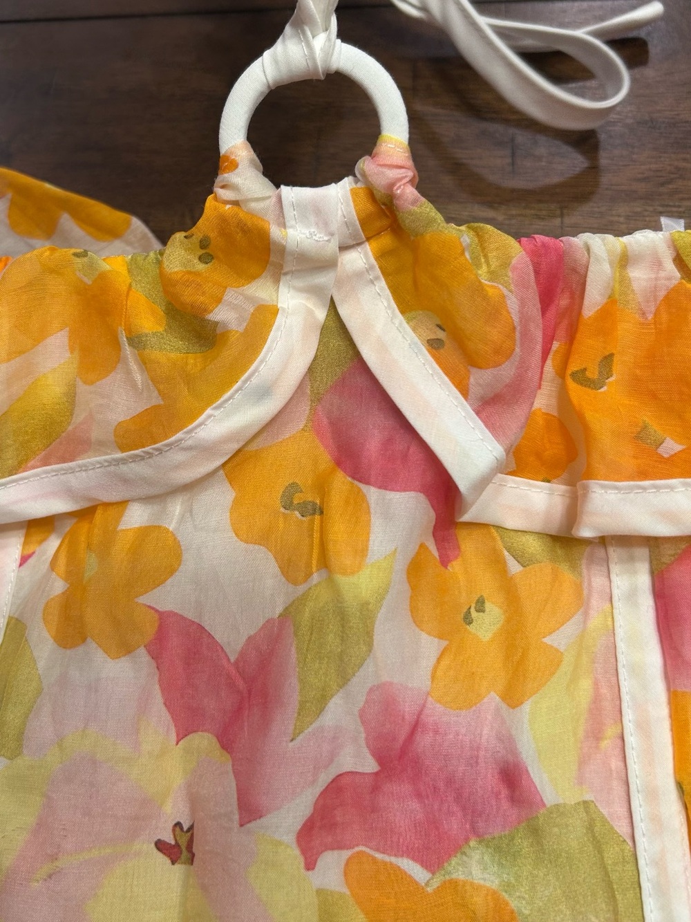Lulus Mini Dress Size Medium Cutest Instinct Floral Halter Cold-Shoulder NEW - Picture 6 of 16